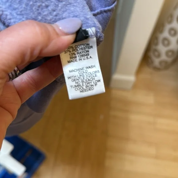 AVIATOR NATION Five Stripe Hoodie - light Purple - Picture 7 of 8